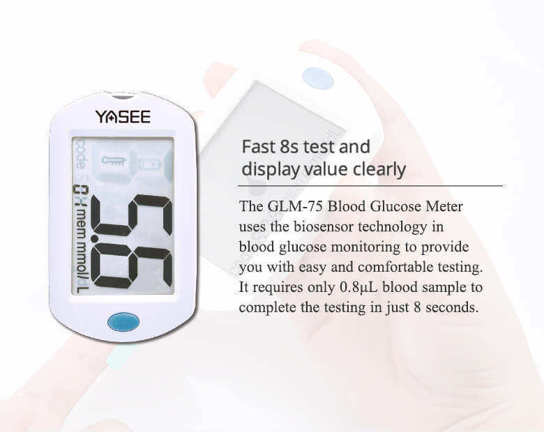 GLM-75-Blood-Glucose-Meter-details